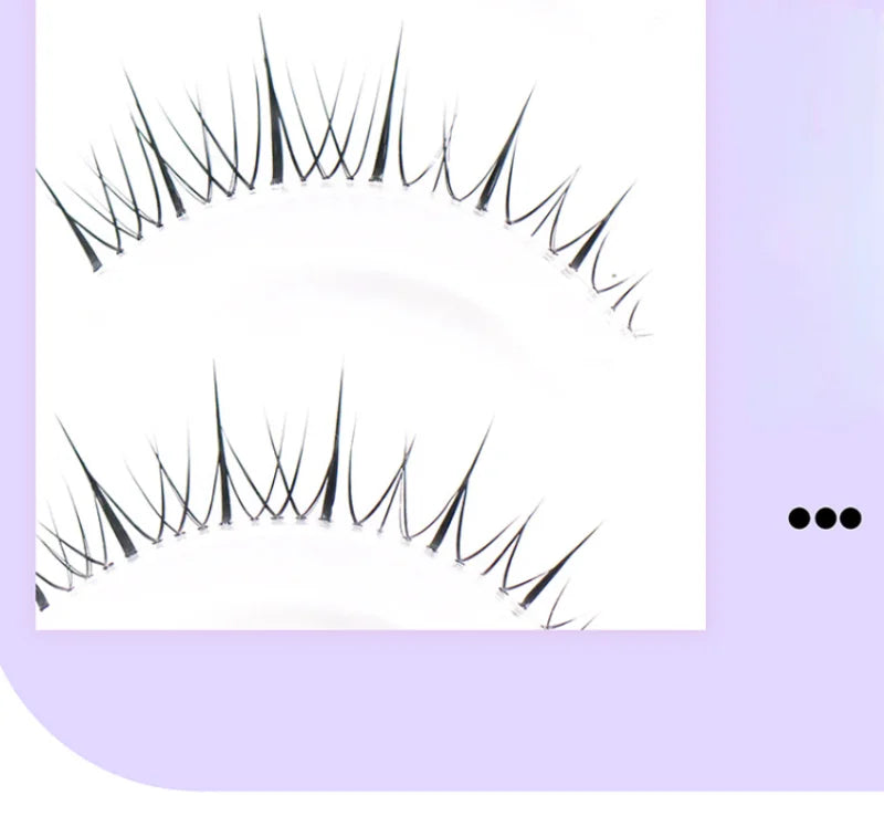 Dream Deer False Eyelashes A Type Eyelashes Upgraded Lash V-shaped 0.14mm Transparent Stem Soft Natural Eye Lashes Mink