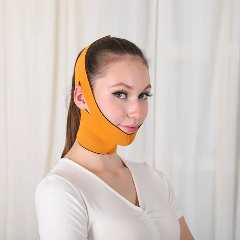 Face Slimming Bandage V Line Cheek Chin Neck Shaper Massage Strap Belt Relax Lift Up Mask Beauty Face Sculpting Sleep