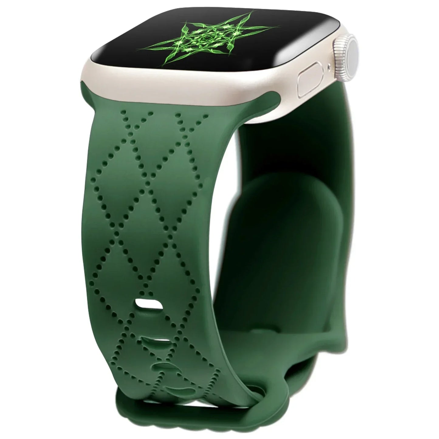 Engraved Silicone strap For Apple Watch Band 42mm 44mm 45mm 41mm 49mm 40mm bracelet correa iwatch Series 8 9 SE 7 6 5 4 3 Ultra