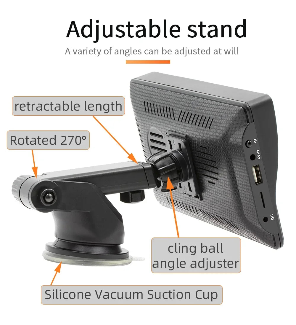 7 inch CarPlay Car Monitor Wireless Android-Auto Bluetooth FM Transmitter Buckup Camera Display USB HD MP5 Video Player