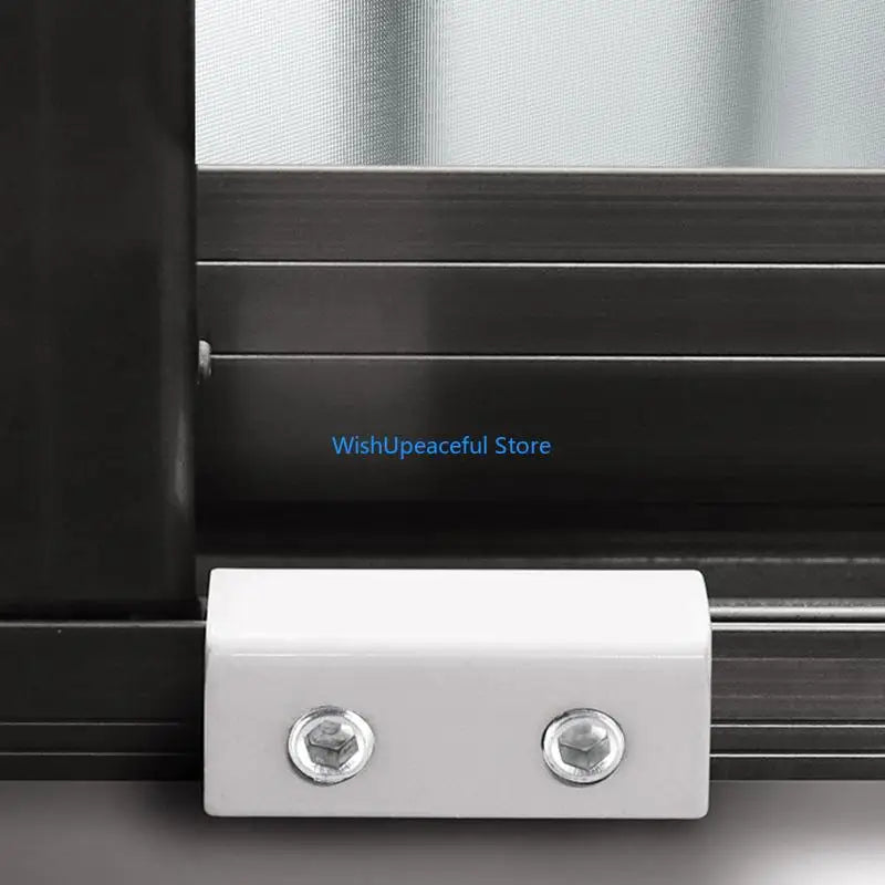 34YA 4 Pcs Window Security Lock Aluminum Window Limiters Child Safety Sliding Window Restrictor for Children's Room Bedroom
