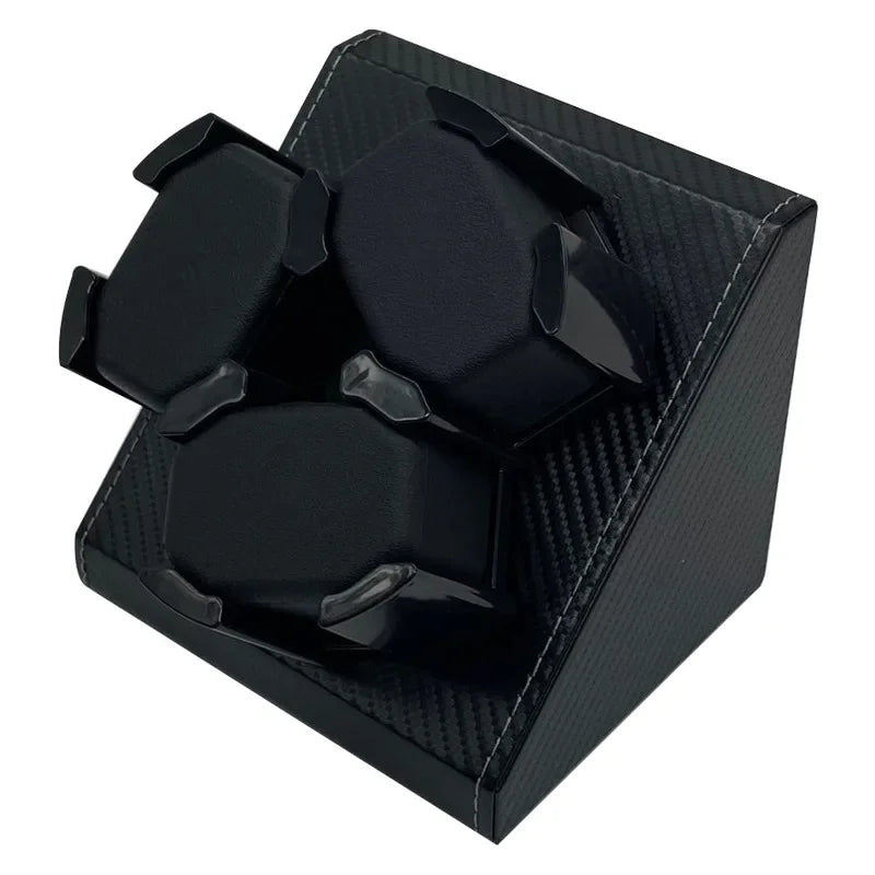 FRUCASE Watch Winder for automatic watches automatic winder for 3 watches 2 Rotation Modes Storage Case Memory Cotton