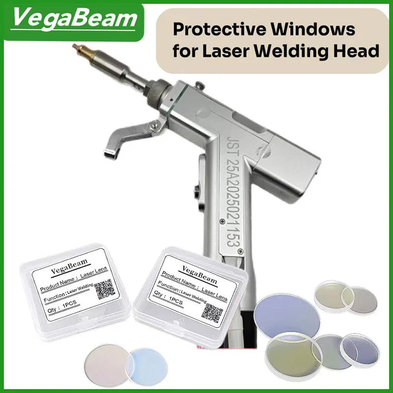 5PCS Laser Collimator Lens Focusing Lens D16x5 F60 D20 x4.5 F150 F200 F400 for SUP 23T /21T Handheld Qilin laser welding gun 23S