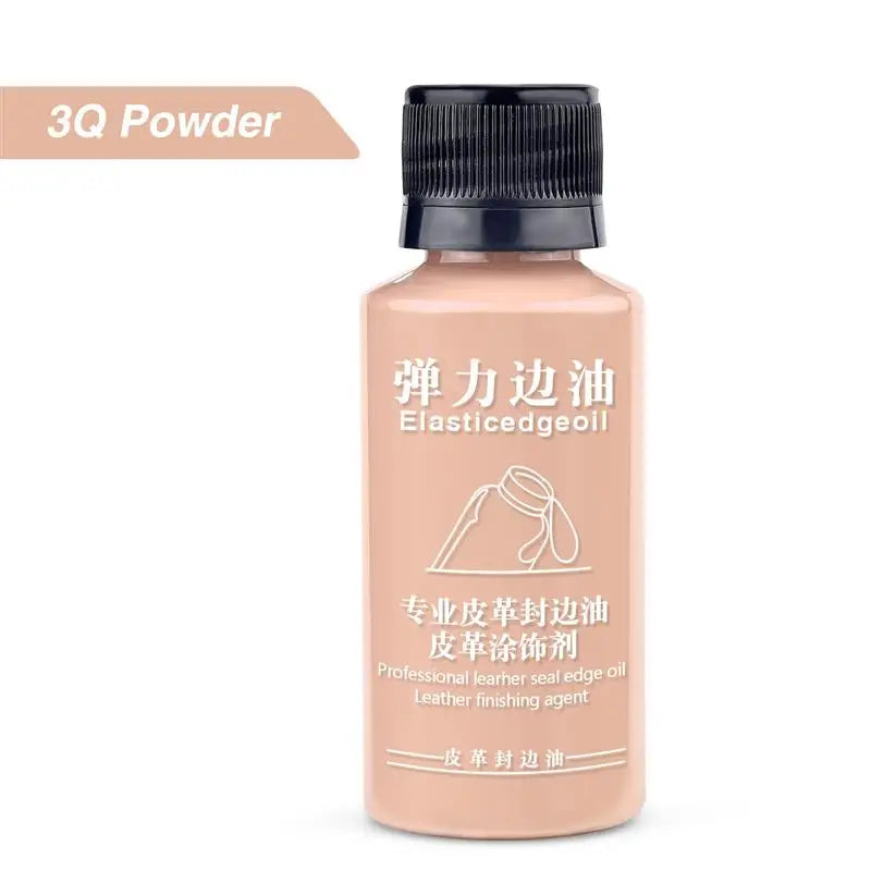 30ml Stretch Matte Elastic Edge Sealing Oil Leather Dye Coloring Coats Edges Repair Wrap Liquid DIY Leather Craft Paint Pigment