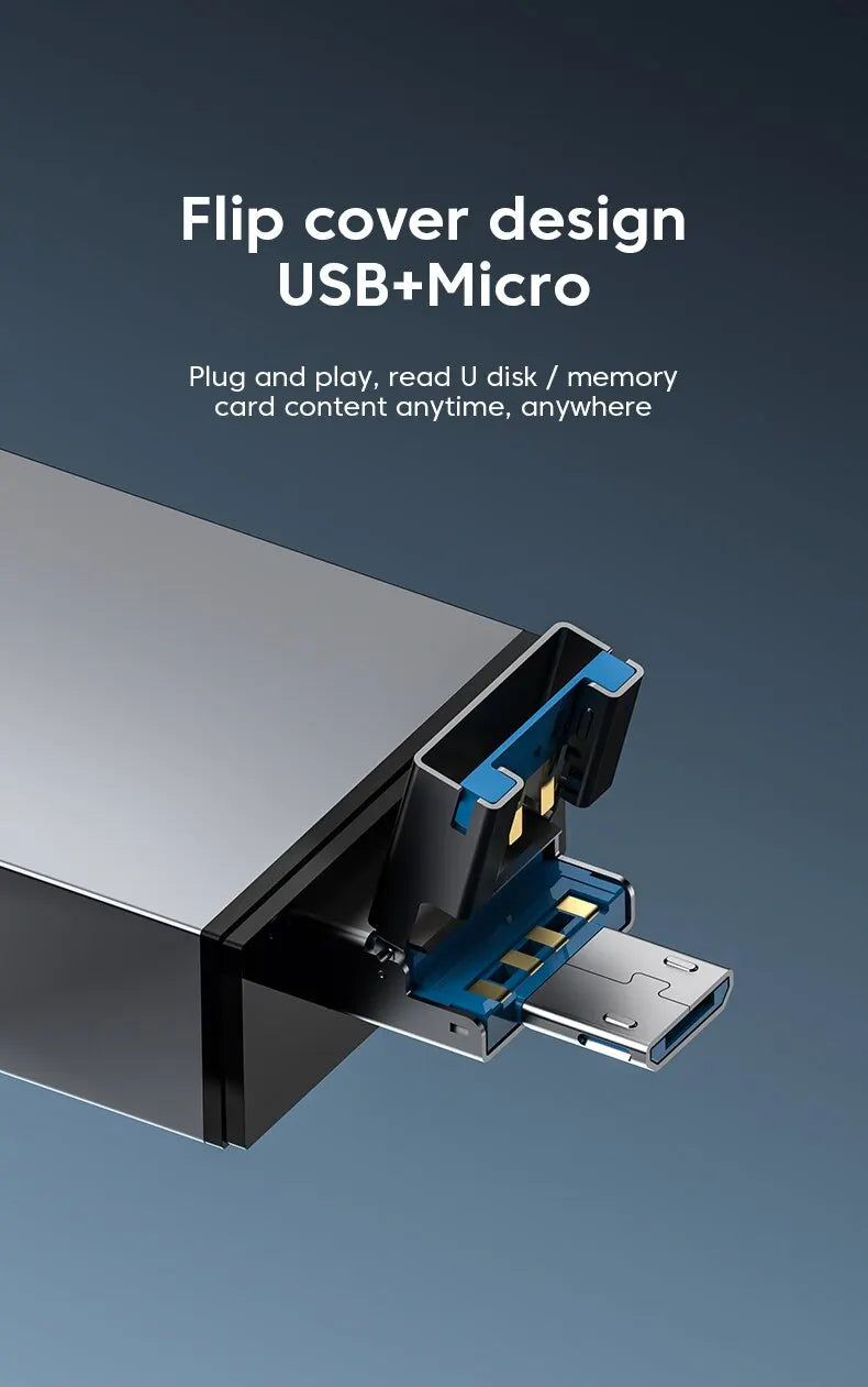 USB 3.0 7 in 1 Multi-Function Card Reader High-Speed Transfer Universal SD/TF Card PC Notebook Accessories High-Speed Card Reade