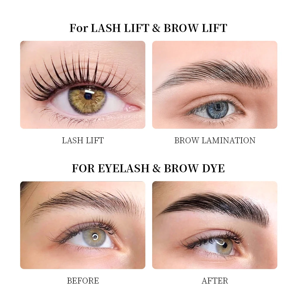 ICONSIGN 4 IN1 Set Lash Lift and Tint Kit Eyelash Lifting Brow Tint Dye Eyes Makeup Tools Patch With Glue Balm