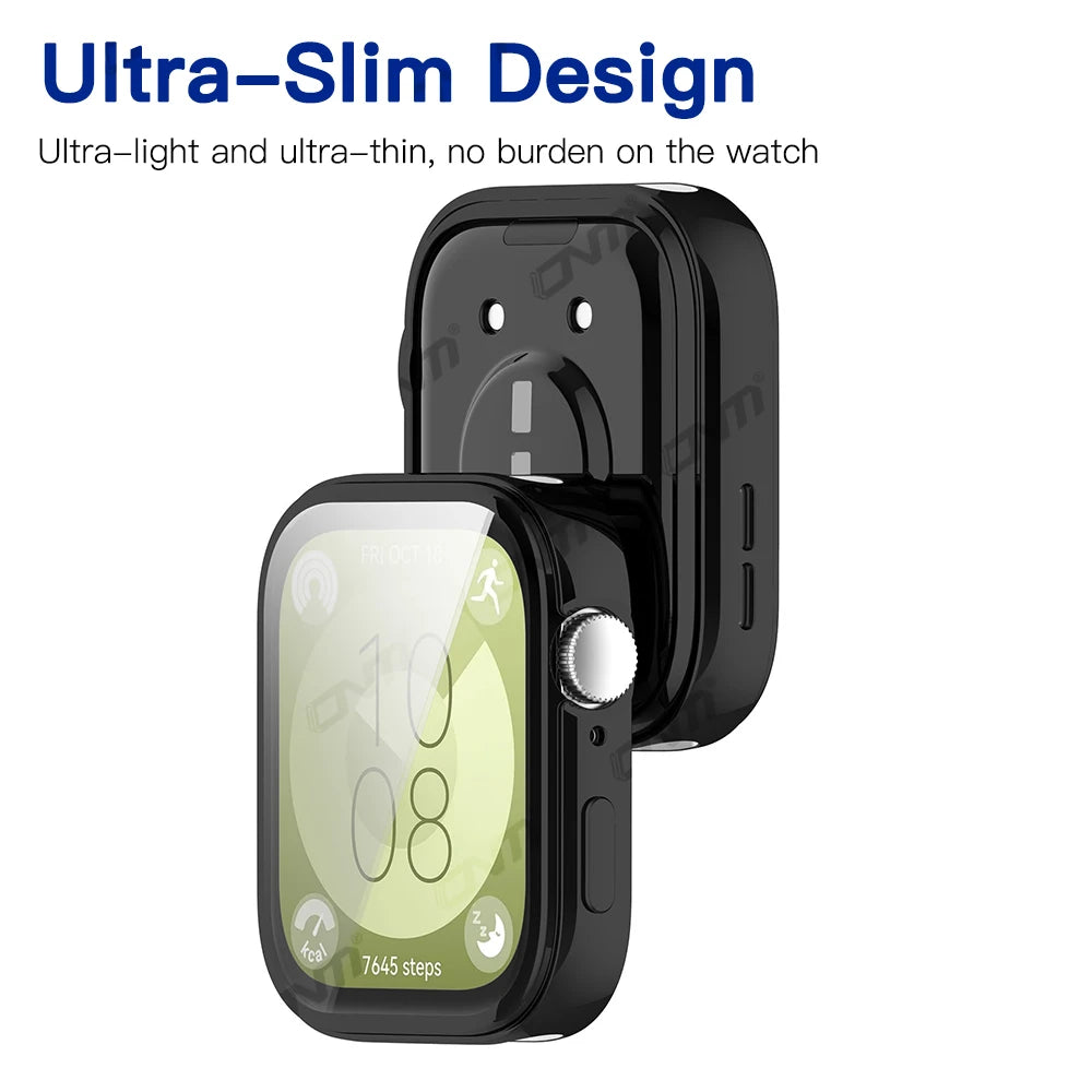 Protector Case for Huawei Watch Fit 3 Screen Soft TPU Protector Shell for Huawei Watch Fit3 Bumper Plated Cases Accessories