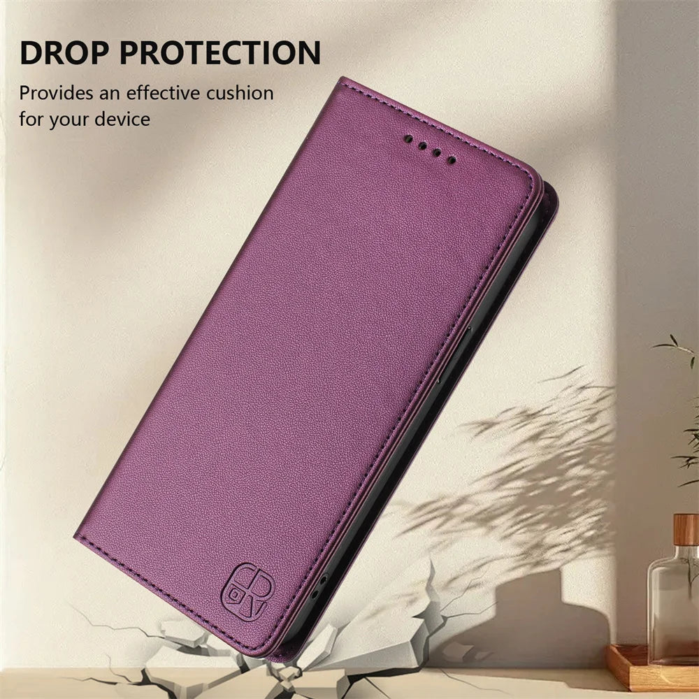Magnetic Flip Leather Wallet Case For Samsung M62 M56 M55 M54 M53 M52 M36 M35 M34 M33 M32 M23 M15 M13 M12 M10 M05