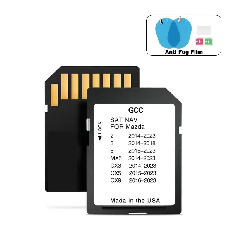 Compatible for Mazda CX9 from 2016 to 2023 GPS SD Card Map Navigation 8GB Cover GCC Middle East Oman Jordan