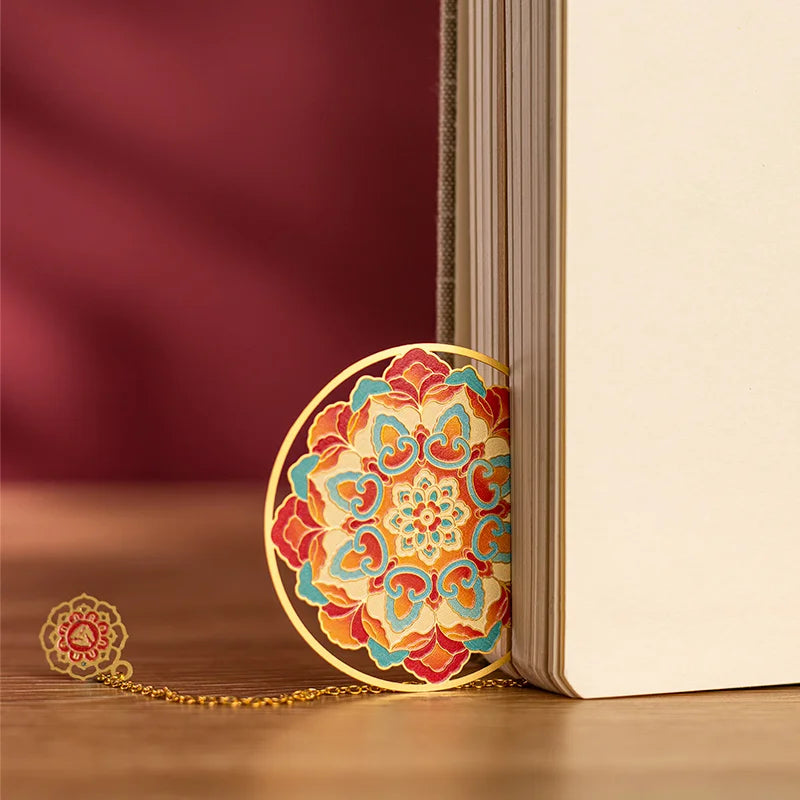 Dunhuang bookmarks, brass metal bookmarks, creative ancient style museum, cultural and creative souvenirs, teacher's day gifts,