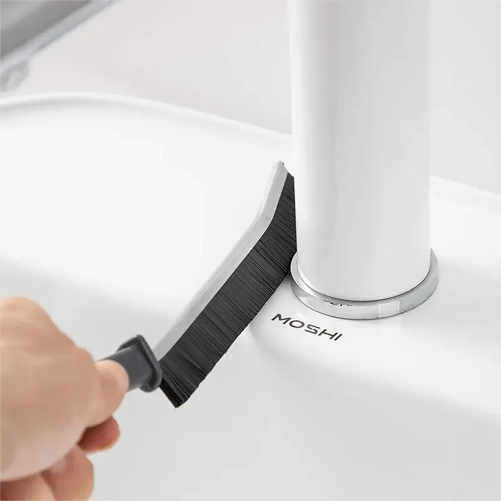 Cleaning Brush for Fine Seam Corners Groove Window Cleaning Tools Kitchen Bathroom Tiles Joints Brush Microfiber Toilet WC Brush