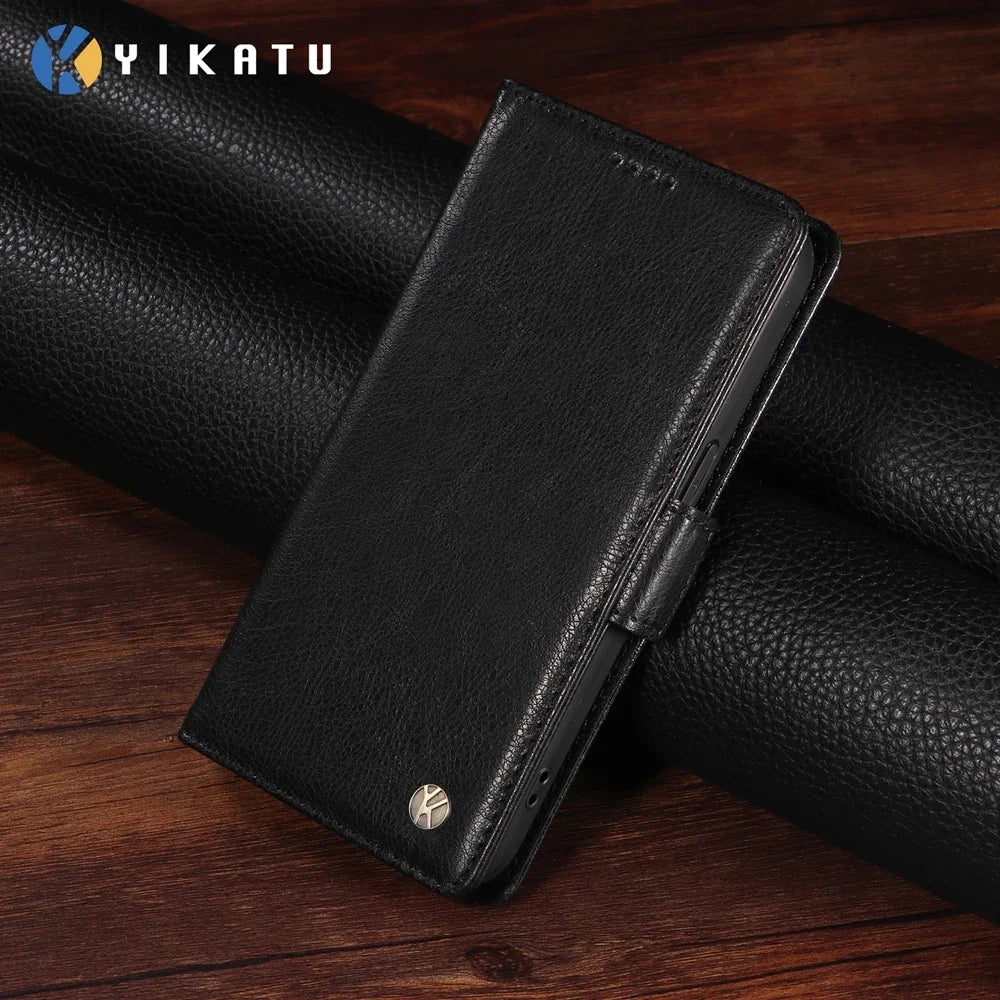 Magnetic Leather Wallet Case for Vivo Y400 V60 V50 V40 SE V30 V30E V29 V29E V27 Lite Pro 4G 5G Luxury Prenium Case Phone Cover