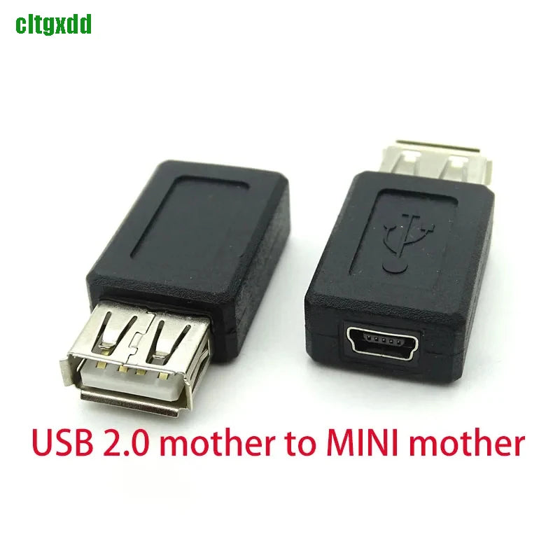 Cltgxdd USB 2.0 Adapter Adapter Mini 5P To A Male Female Micro To USB Android Data Side T Port Converter Selector Connector