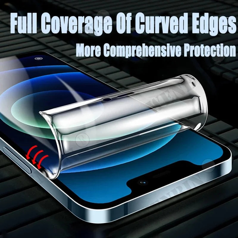 5Pcs Hydrogel Film For Samsung S26 S25 S24 S23 Ultra Plus S25 FE Full Cover Screen Protector For Samsung A56 A55 A36 A35 A26 A16