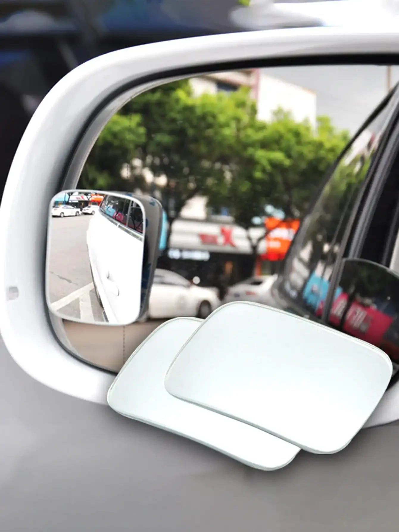 2PC wide Angle mirror Car rearview mirror Small round mirror blind spot 360 degree car mirror auxiliary mirror blind area mirror