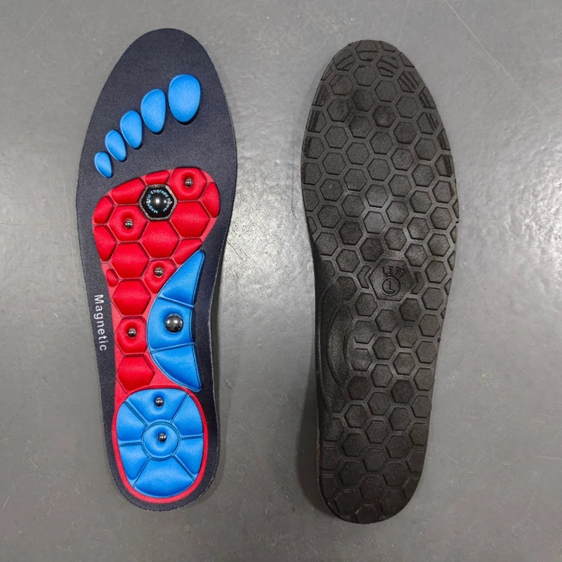 Magnetic Therapy Massage Insoles Men's Foot Acupoint Massage Insoles Arch Support Orthopedic insole Anti-fatigue health insoles