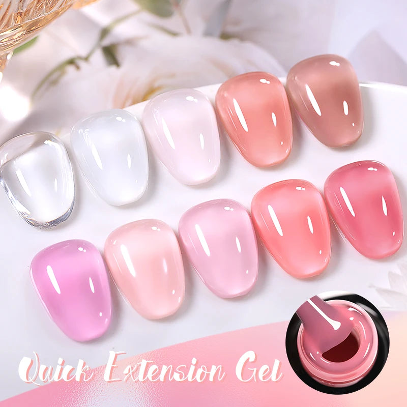 UR SUGAR 7ml Extension Gel White Pink Nude Semi Permanent Acrylic Extension Nail Art Hybrid Varnish UV Led Hard Gel Nail Polish