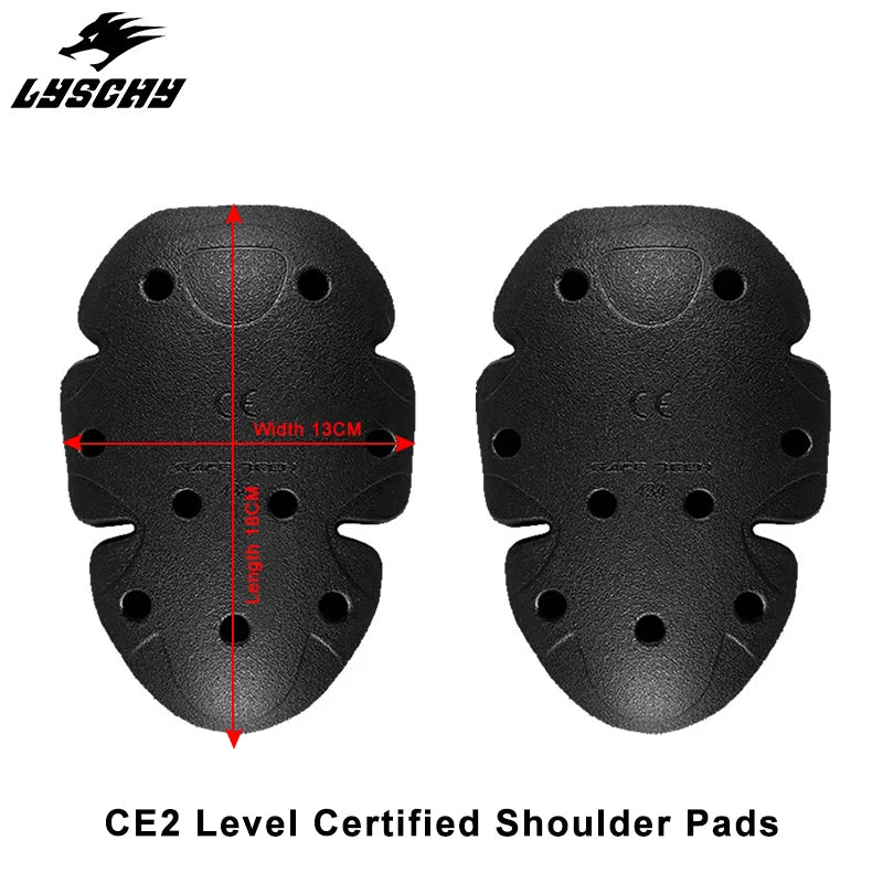 CE Level 2 Certified Motorcycle Jacket Insert Back Protector Thicken High Elasticity Rider Armor Chest Back Spine Protective Pad
