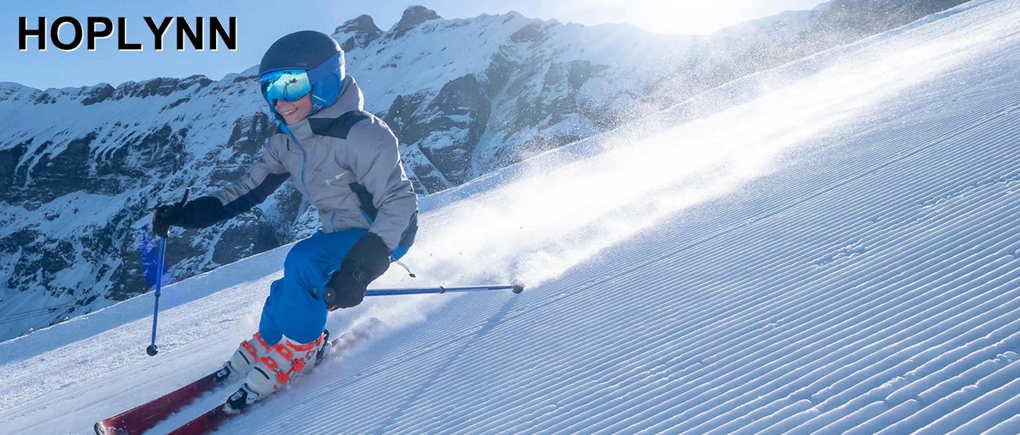 HOPLYNN Boys' Compression Stretch Black Leggings, Fast Drying and Breathable Outdoor Running Training Sweatpants