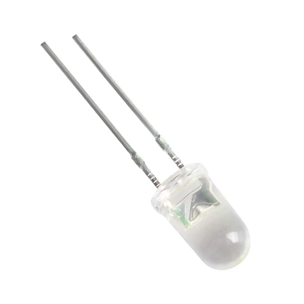 SAMIROB 50PCS LED Diode 5MM Blue Green Orange Red White Yellow F5 Led Light Emitting Consumer Electronics
