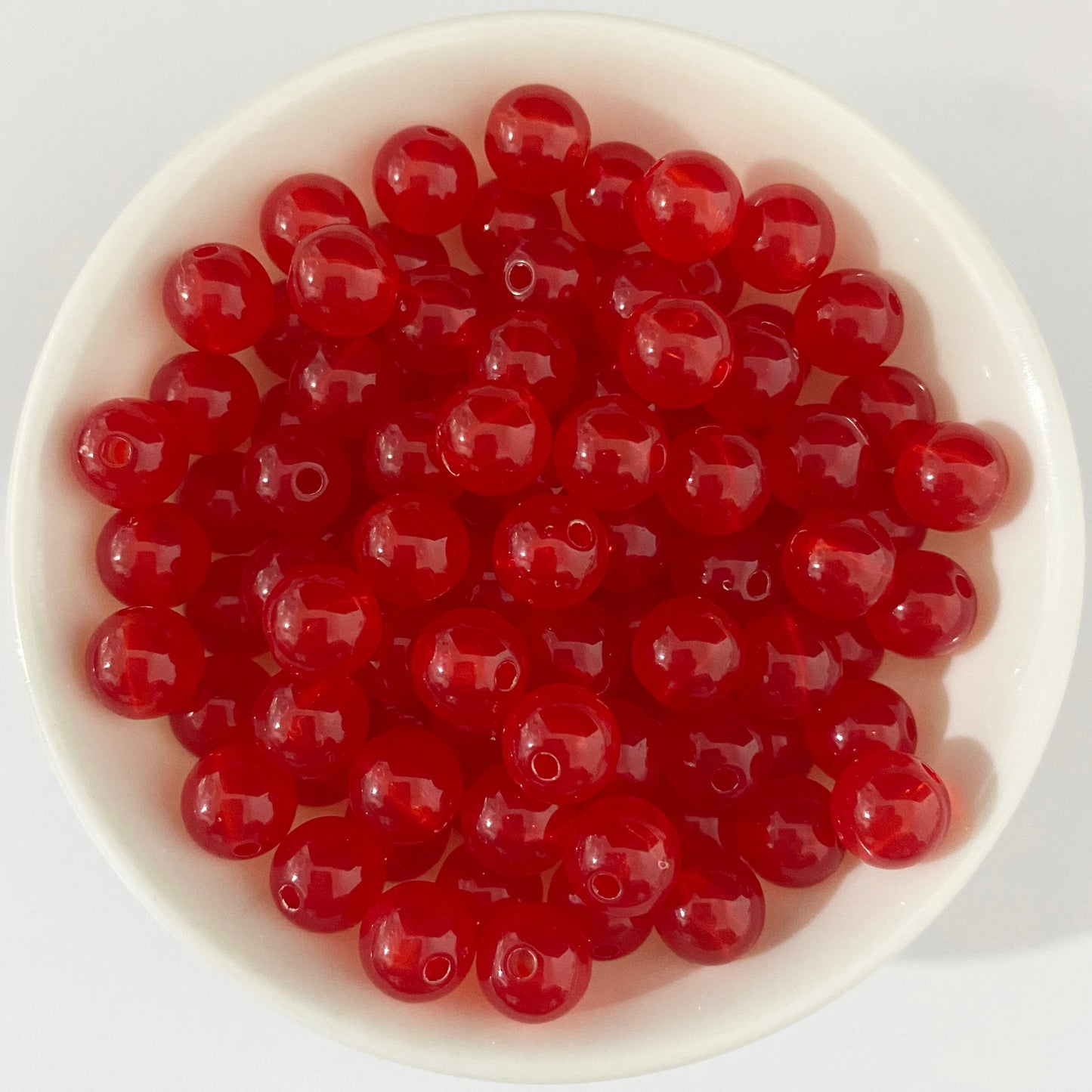 Clear Gumball Bubblegum Acrylic Round Ball Spacer Beads 6 8 10MM Pick Size For Jewelry Making