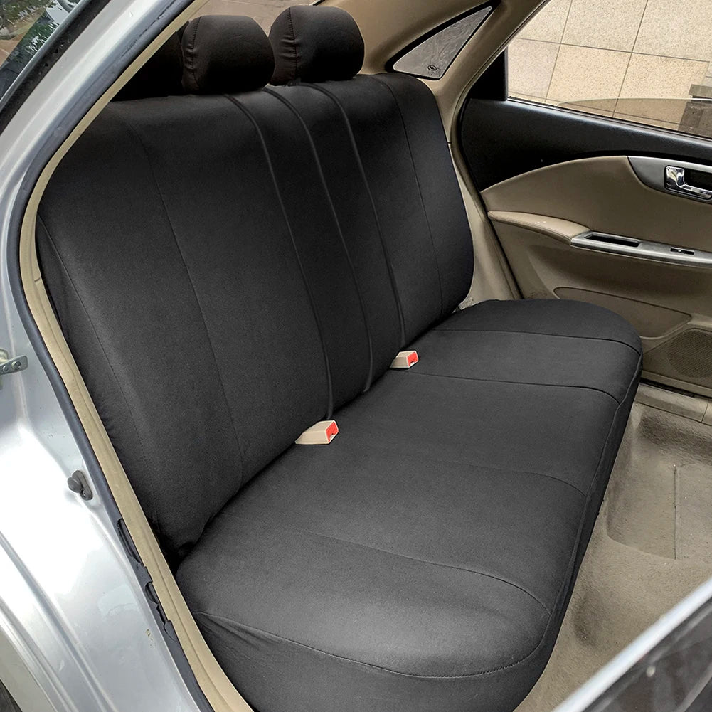 AUTO HIGH Universal Auto Seat Covers Full Set for Car Truck SUV Van Polyester Front & Rear Protector
