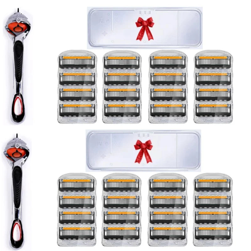 CC002-Razor cycle replaces shaver 5-layer shaving head replaces professional razor blades