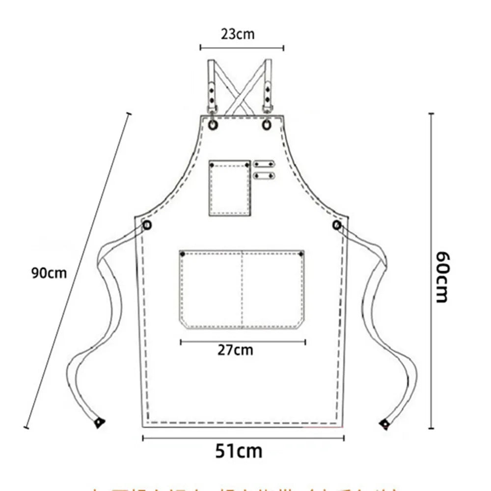 Kids Thick Canvas Denim Bib Apron Children Outdoor Kitchen Art Apron Cooking Workshop Heavy Work Apron Fabric Work Kindergarten