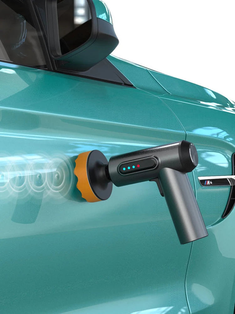 Car Polisher Handheld Wireless Polisher Car Polishing Waxing Machine Power Tool for Car Body Cleanig Waxing Repair