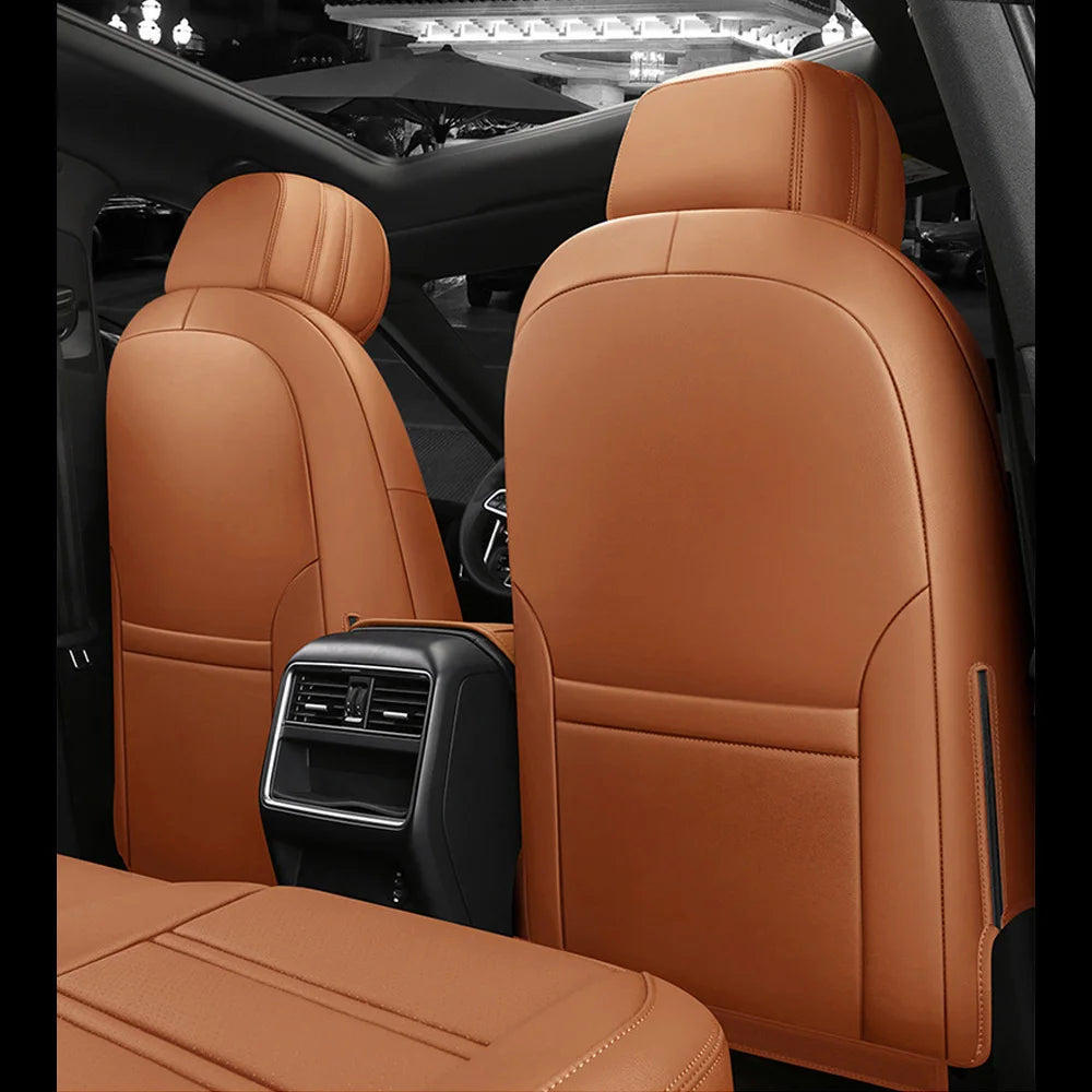 For Land Rover Range Rover Velar 2017 2018 2019 2020 Faux Leather Custom Car Seat Covers Full Set Interior Protector Accessories