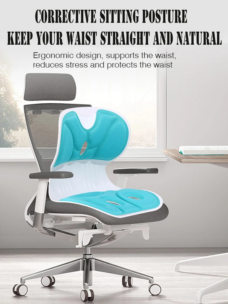 Adult Children's Seat Cushion Chair Waist Support Spine Stting Chair Correction Sitting Posture Long Sitting Is Not Tired