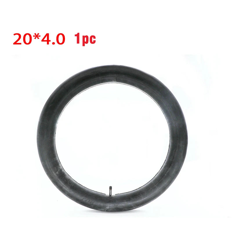 1PC or 2PCS Fat Bicycle Tube 20x4.0 Bike Inner Tube For Snowmobiles Bicycles ATVs Black Tyre