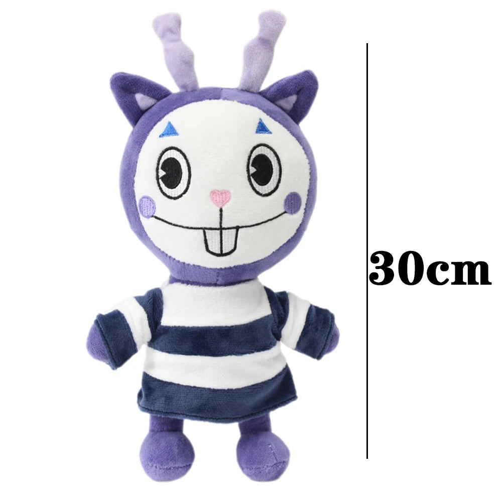 20-28cm Happy Tree Friends Plush Doll Cartoon Anime Plush Toys Flakey Flippy Soft Pillow Room Decor Doll Gift For Boys Girls