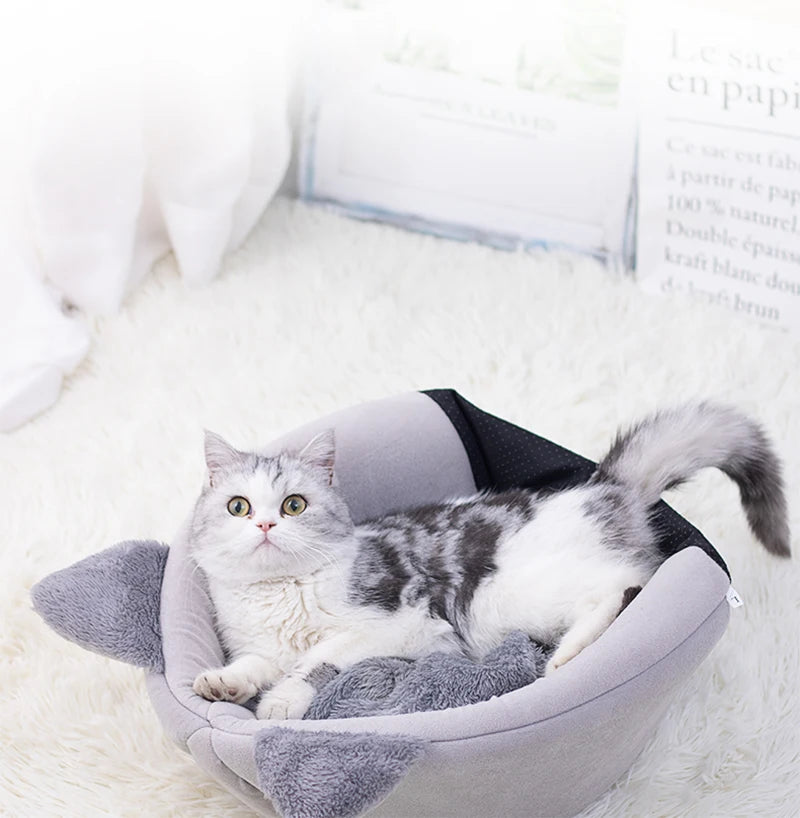 2024NEWCat House Cat Bed Pet Bed Soft Whole Washable Winter Pet Cushion Pet Cushion Cat Dog Rabbit Bed