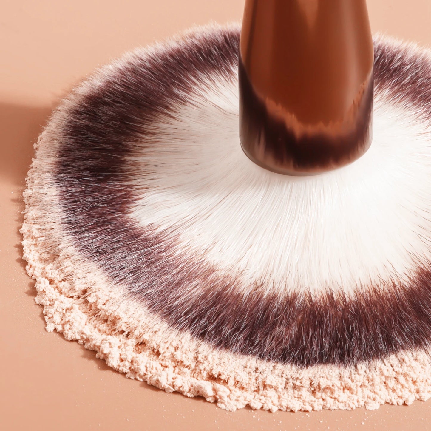 Makeup Brush Veil Powder Brush Soft Fiber Hair Double Head Powder Fashion Design Single Face professional Brush