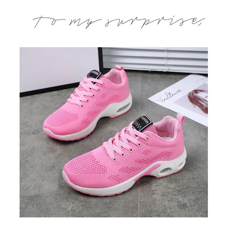 2024 Summer Women Shoes Breathable Mesh Outdoor Light Weight Sports Shoes Casual Walking Sneakers Tenis Feminino Zapatos Mujer