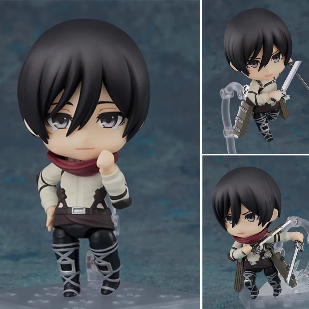 Attack on Titan Anime Figure Mikasa·Ackerman 2001 Final Season Action Toys for Children Figure Collector 10cm Birthday Gifts