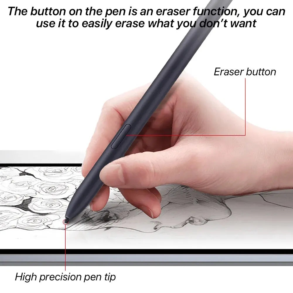 S Pen for Samsung Galaxy Tab S6 Lite S7 FE S8 Plus S9 Ultra Stylus for Samsung Pen with Pressure Sensing Eraser Touch Pen Pencil