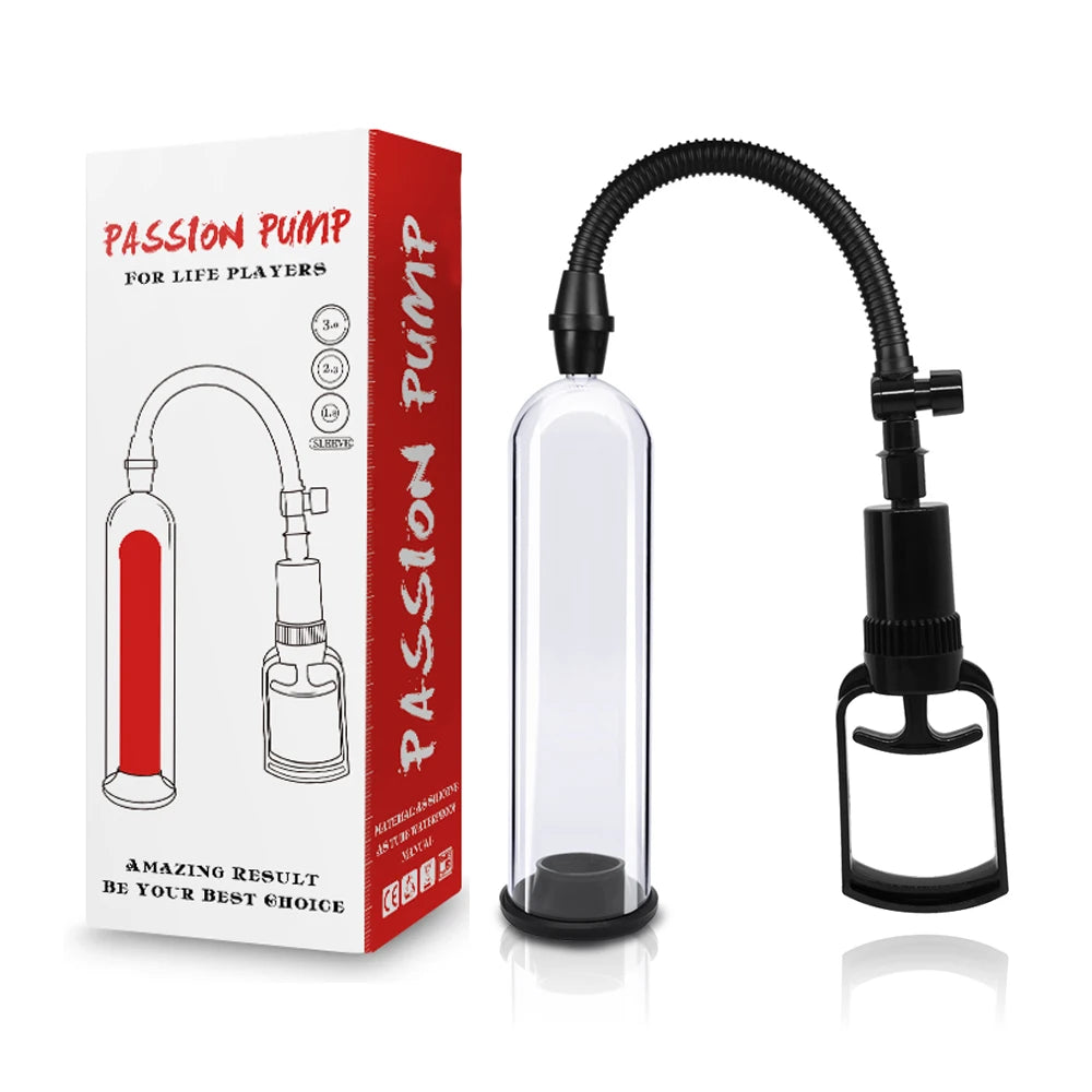 Male Penis Pump Vacuum Dick Extender Penis Enlargement Erotic Sex Toy For Man Cock Increase Length Enlarger Adult Supplies