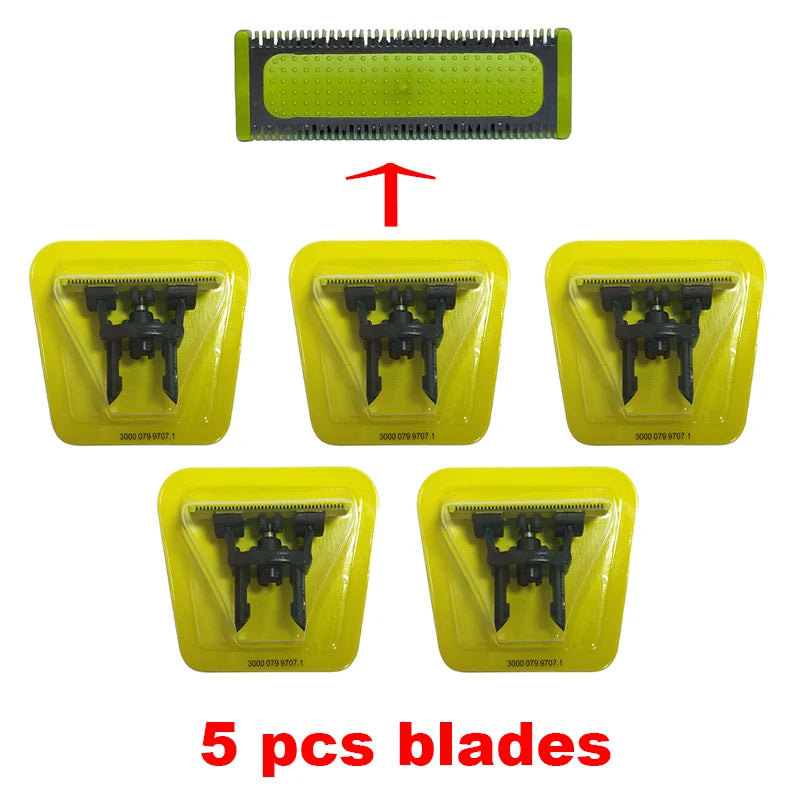 Electric Trimmer Shaver Replacement Kit for OneBlade Compatible with QP2520 QP2530 QP2630 QP6510 QP6520 QP2523 - New Model