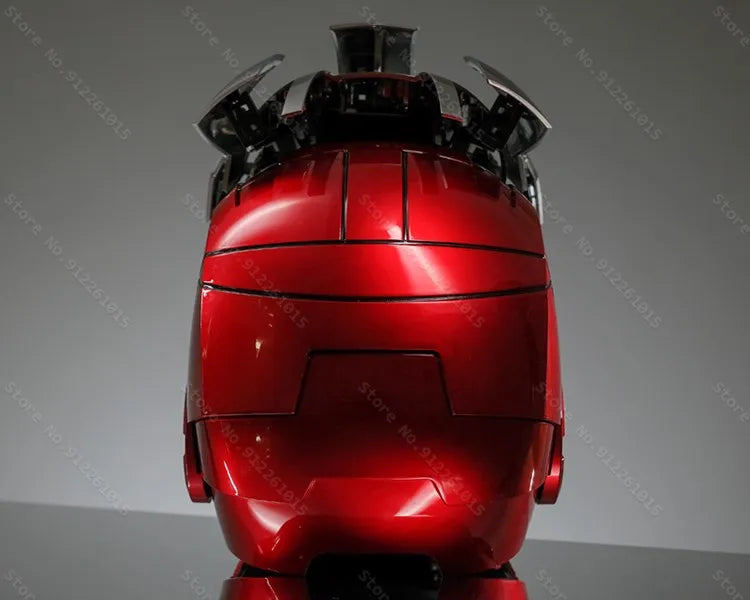Iron Man Mk5 Helmet 1:1 Scale Electric Voice Activated Wearable Mask With Automatic Opening Closing Adult Toy Gift Collectible