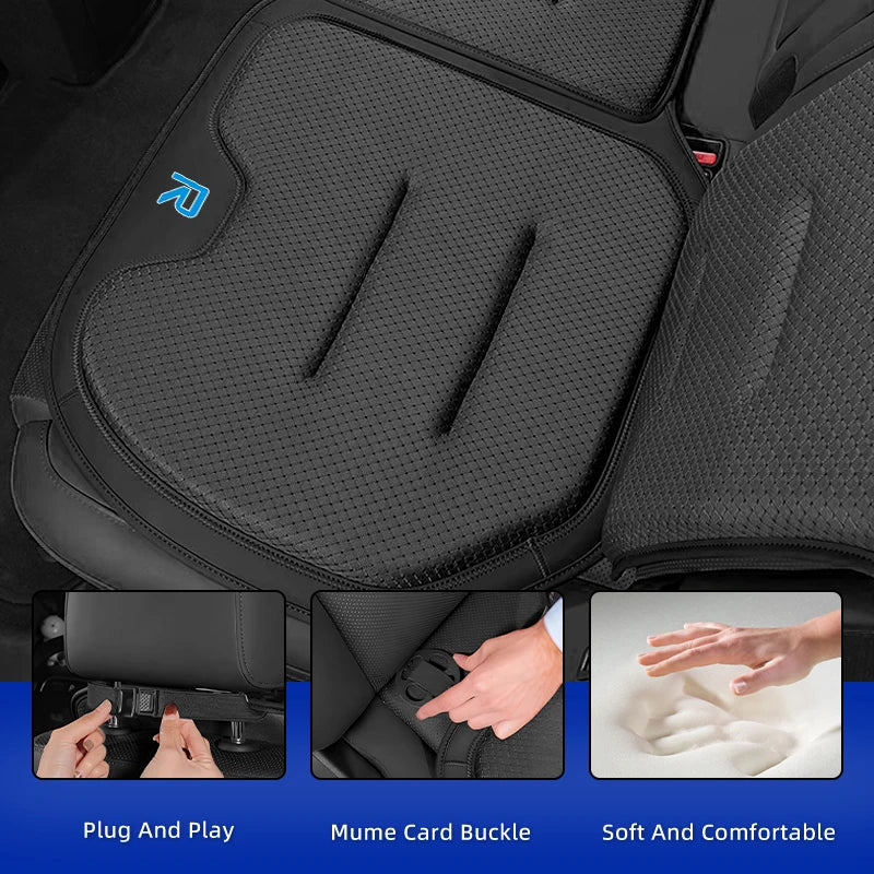 Car Ice Silk Cushion Seat Covers height increasing seat cushion For Volvo AWD C30 S90 T6 V40 V50 V60 V70 V90 XC40 XC60 XC70 XC90
