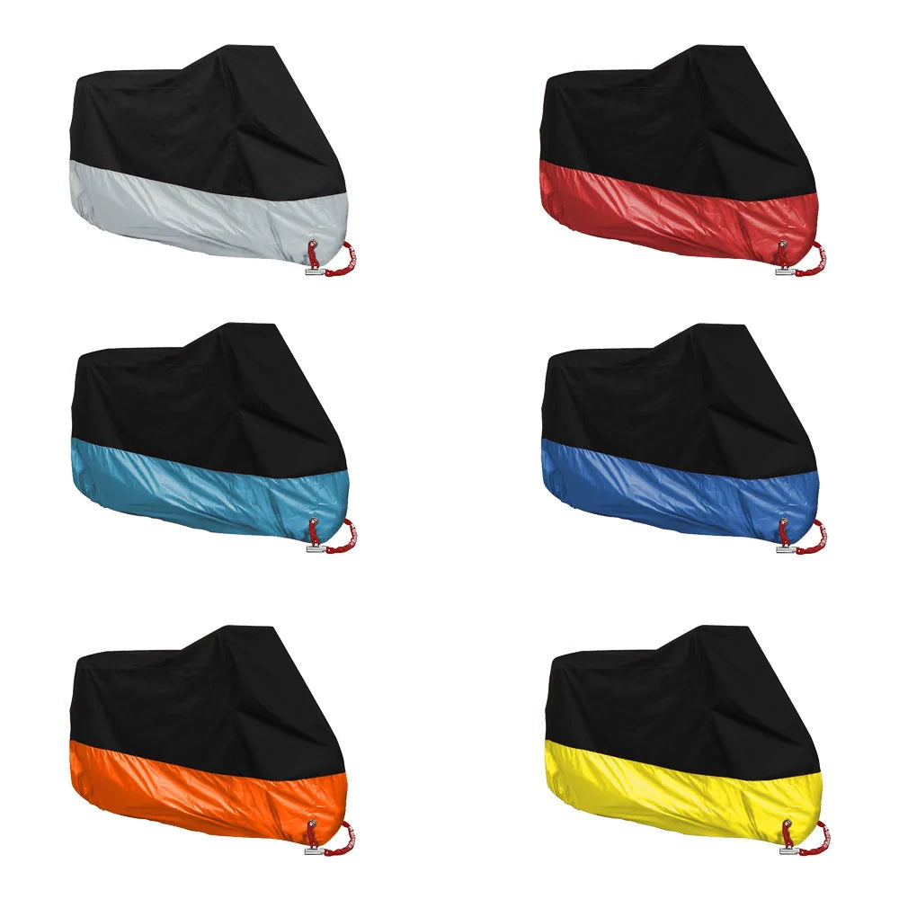 Motorcycle Cover M L XL XXL XXXL XXXXL Universal Outdoor Uv Protector Bike Rain Dustproof Scooter Covers Waterproof