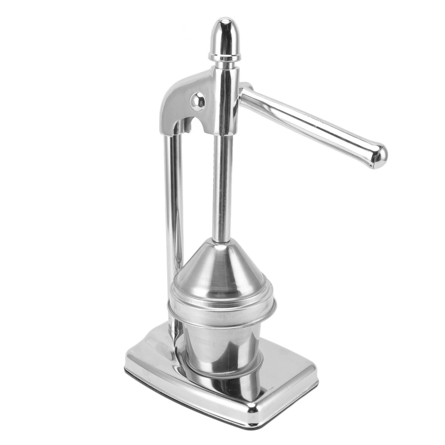 Citrus Squeezer Manual Orange Squeezer 304 Stainless Steel Food Grade Minimalist Compact Ergonomic Rubber Handle Fruit Presser