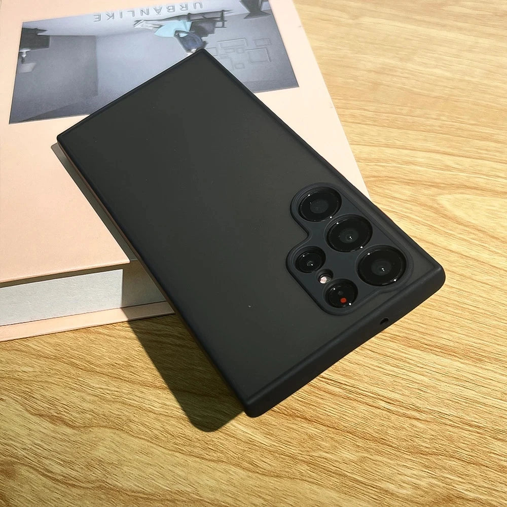 Shockproof Matte Transparent Case For Samsung Galaxy S24  S23 S22 S21 S20 Ultra Plus FE Note 20 10 A52 A71 A53  A34 S25 5G Cover