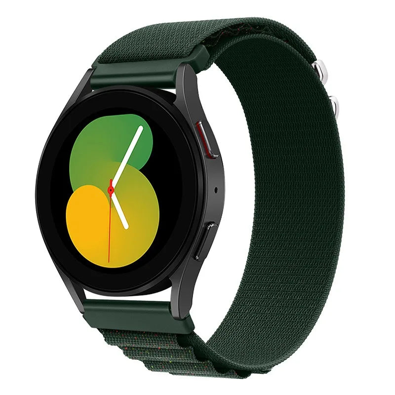 22mm 20mm Alpine Loop Bracelet for Samsung Galaxy Watch 7/6/5/4/Classic Band for Nylon Strap Huawei Watch GT4 GT2 3 GT5/Pro 46mm