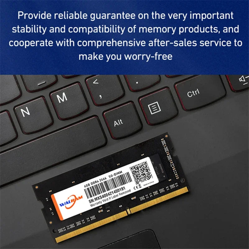 WALRAM Memoria Ram Notebook DDR4 DDR3L 16GB 8GB 4GB 32GB 3200 2666 2400 1600 1333 Sodimm Laptop Memory Ram DDR3L DDR4