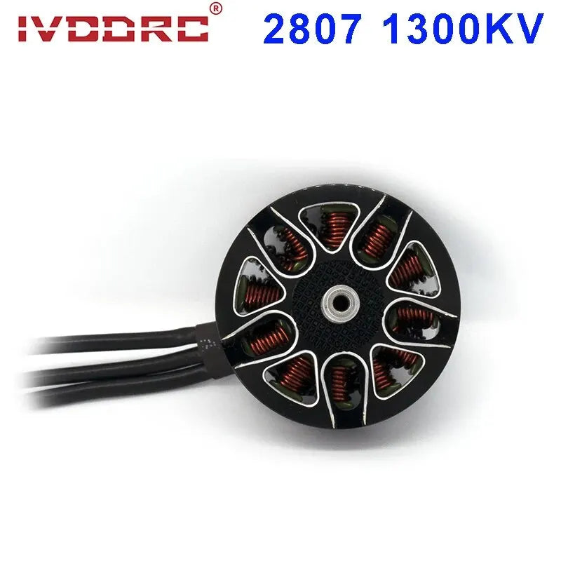 4pcs IVODRC 2807 Brushless Motor X2807 1300KV 2-6S 4mm Bearing Shaft Motor for RC FPV Racing Drone Multicopter DIY Upgrade Parts