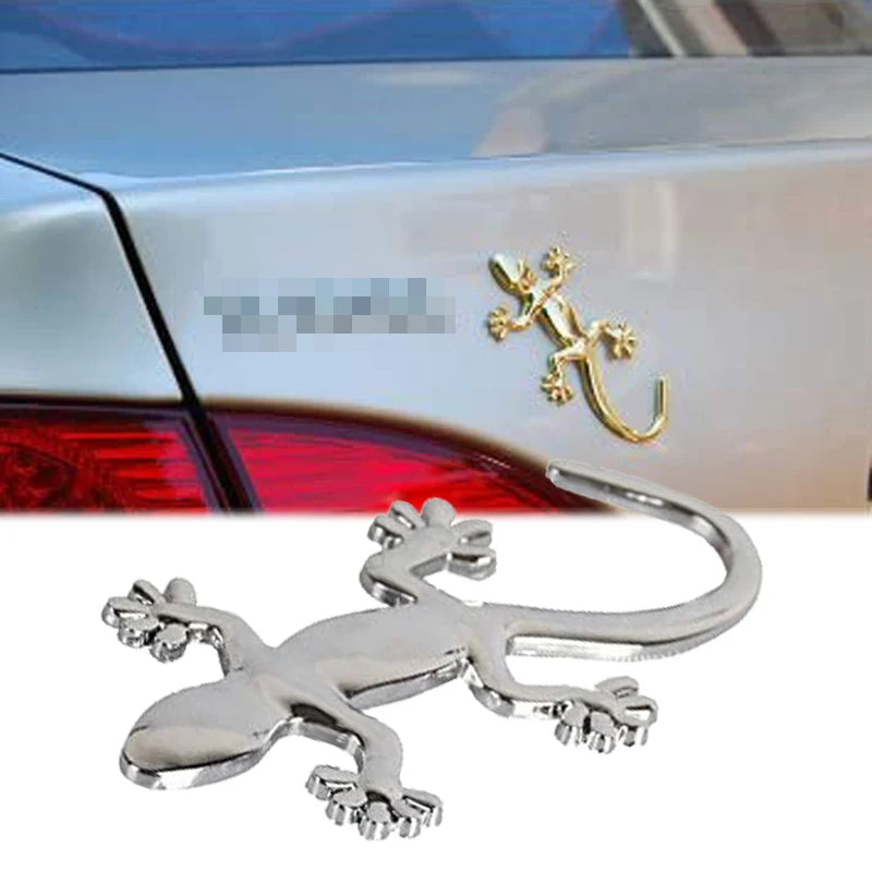 1/2PCS Gecko Lizard Car Sticker Motorcycle 3D Sticker Decal Waterproof Reflective Stickers Car Styling Car accessories stickers
