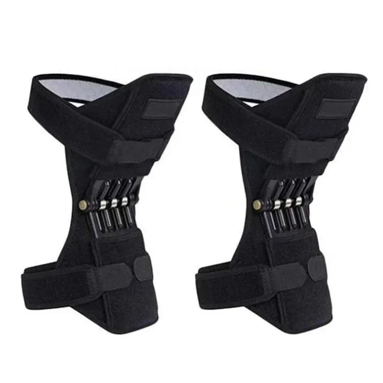 Sport Knee Booster Brace Patella Spring Lift Support, Breathable Joint Pain Relief for Elderly Walking